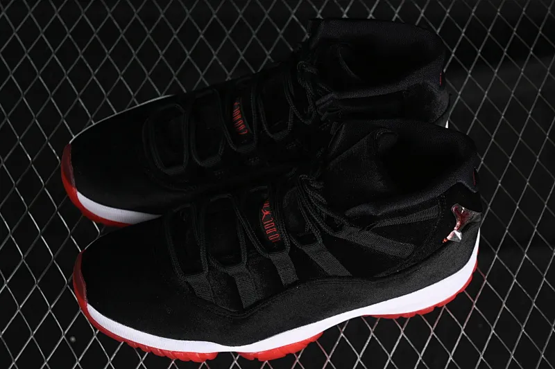 All categories Air Jordan Jordan series basketball shoes Air Jordan 11 F version Air Jordan 11 Retro "Bred Velvet" AJ11 Joe 11 black red velvet DB5457-061